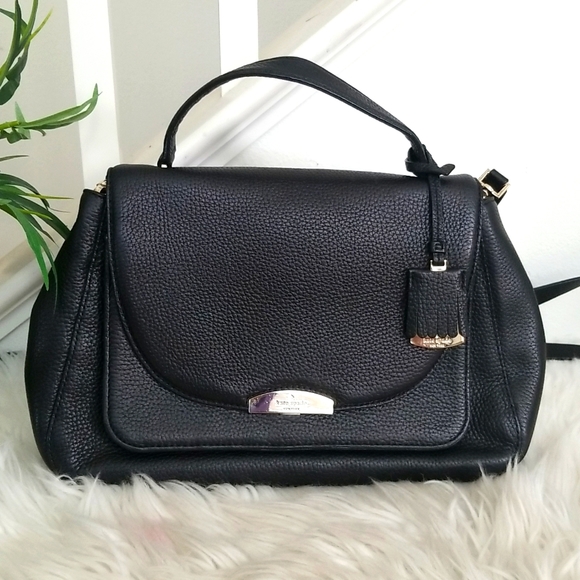 Kate Spade New York Alexya Pine Grove Way Pebbled Leather Shoulder Bag Satchel - Picture 2 of 12